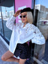Blouse "NATURAL" 0130 - WHITE