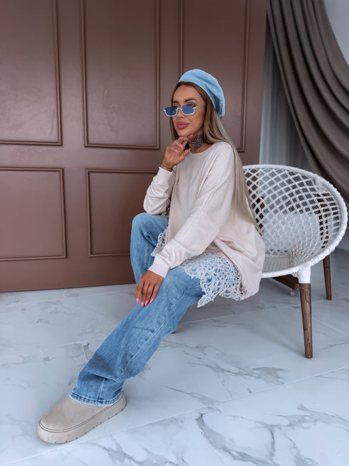 LIELIZMĒRA džemperis "SHAKE IT FF89"- GAIŠI BĒŠS