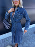 Džinsa kleita "DENIM SYSTEM" HM6695 - ZILA