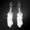 Sudraba auskari "Kaputt" ar Swarovski™ kristāliem