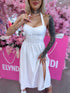 Dress "IRISH CREAM 1383" - WHITE