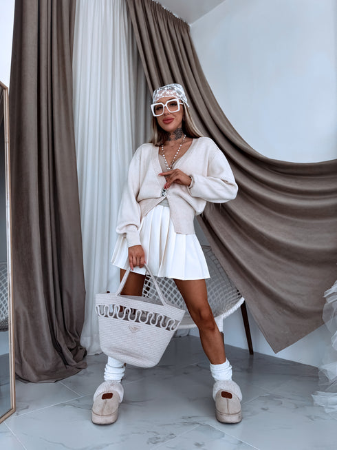 Knitted Sweater "VANILLA PULSE TL225" – Light Beige