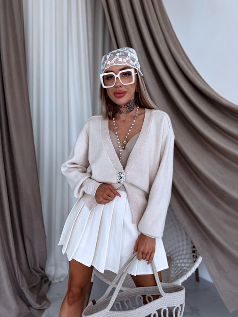 Knitted Sweater "VANILLA PULSE TL225" – Light Beige