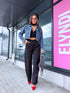 Klasiskas bikses "TIFFANY VS9012" - MELNAS