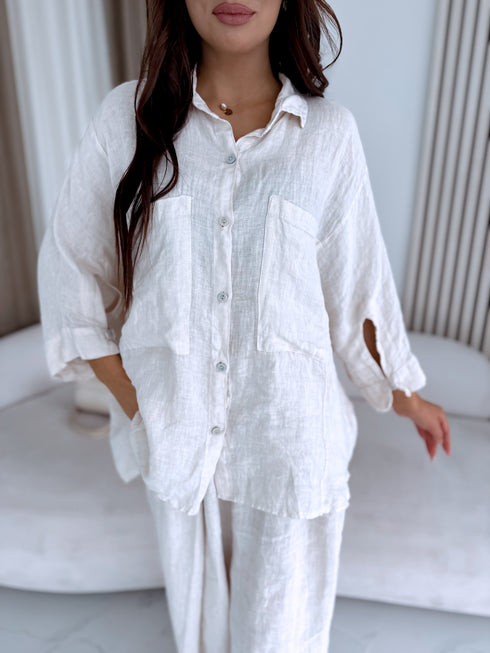 LINA komplekts "AMERICANO 8210" - gaiši bēšs