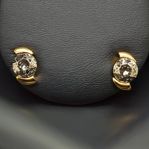 Auskari "Piena Ceļš (Rose Patina)" ar Swarovski™ kristāliem