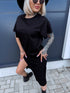 Dress "EASY WEAR VD1971" - BLACK