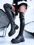 "DOLLARS 1679" faux leather boots - black