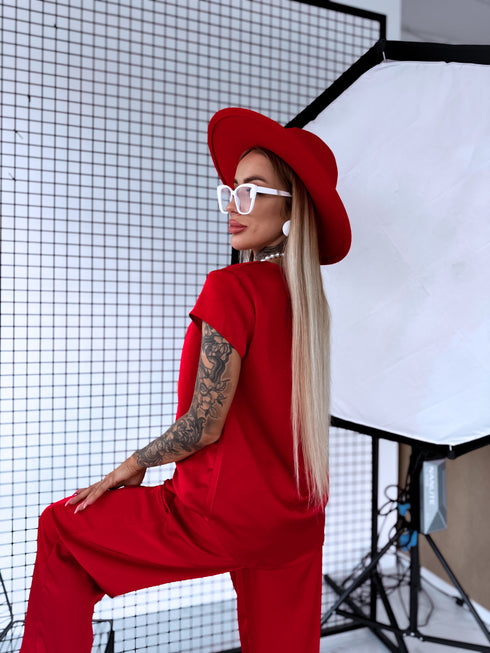 LUX komplekts "DROP SB065" - SARKANS