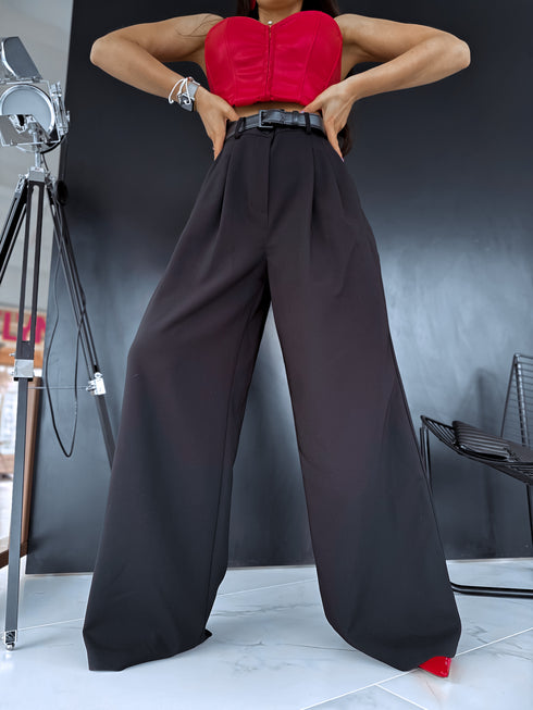 Fabric pants "PRIME" - BLACK