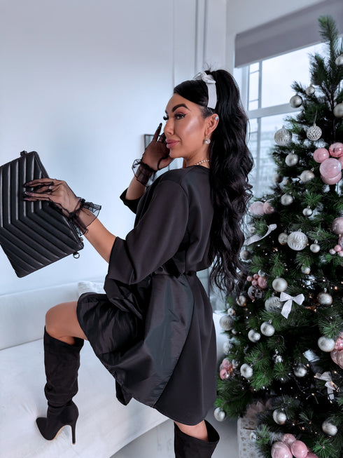 "DARK ROMANCE" kleita 7368 - MELNA