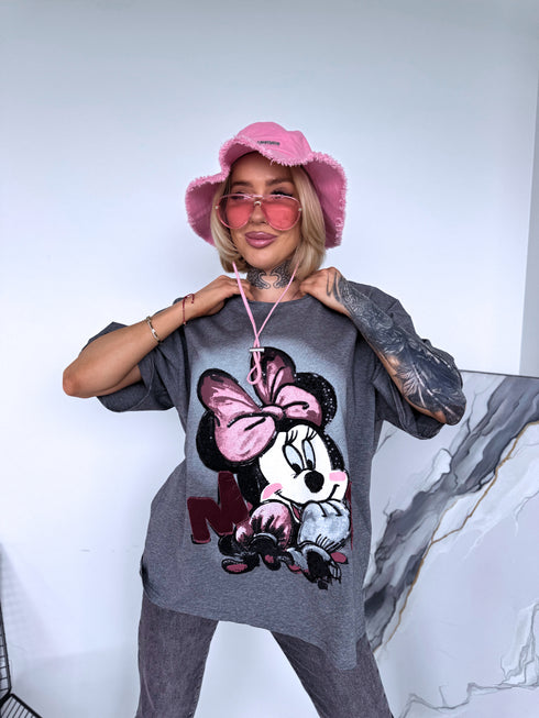 T-krekls "MINNIE" DM2806 - PILKAS