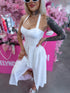 Dress "IRISH CREAM 1383" - WHITE