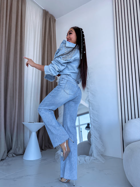 Džinsa bikses "VIRTUAL H3006" - ZILAS PRE-ORDER