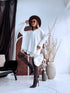PLUS SIZE sweater "AGAIN 10588" - white
