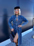 Džinsa kleita "DENIM SYSTEM" HM6695 - ZILA