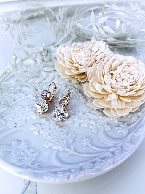 Swarovski komplekts "Dubultais rombveida prieks"