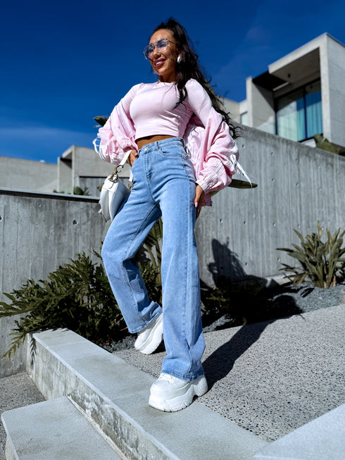 GAIŠI ZILAS džinsa bikses "SURFING" DJ2649 PRE-ORDER