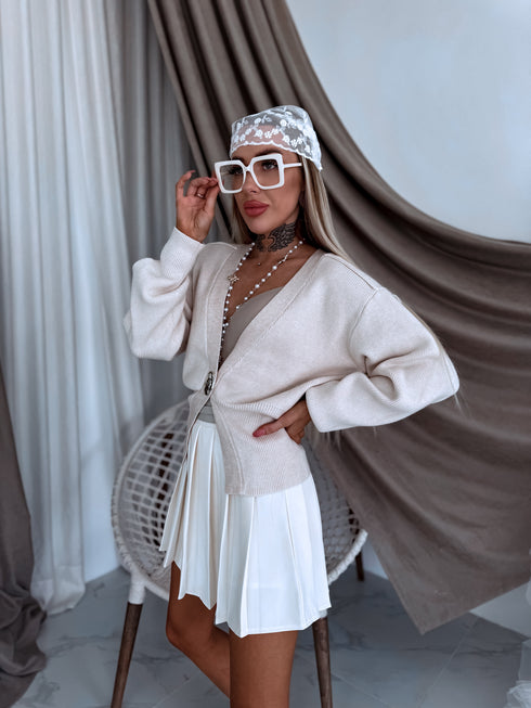 Knitted Sweater "VANILLA PULSE TL225" – Light Beige