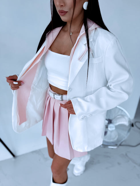 Švarkas arba džemperio užsegimas - BALTA