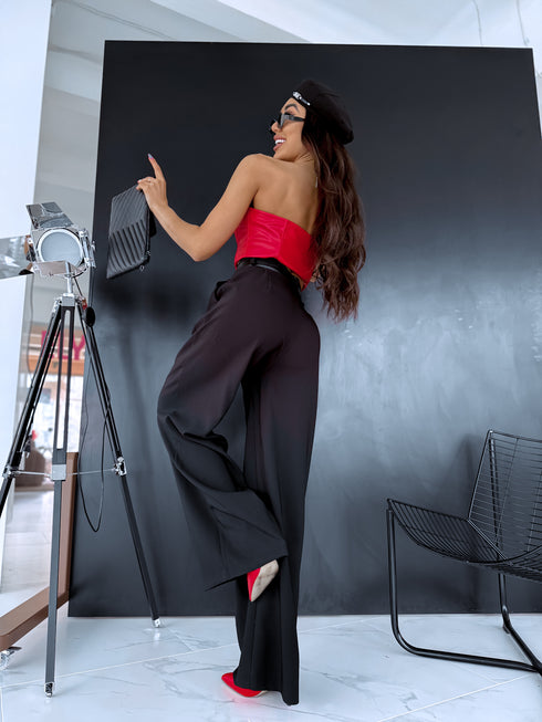 Fabric pants "PRIME" - BLACK