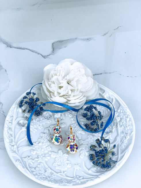 Auskari "Dubultais rombveida prieks"