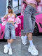 Denim shorts "MONEY LINE" MG-1026 - GRAY