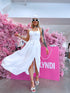 Dress "IRISH CREAM 1383" - WHITE