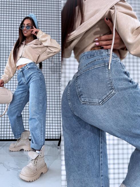 BALOON džinsa kelnės "PRISE H885-2" - ŠVIESIAI MĖLYNA PRE-ORDER