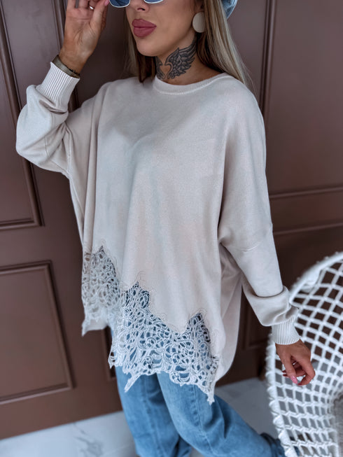 LIELIZMĒRA džemperis "SHAKE IT FF89"- GAIŠI BĒŠS