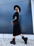 Dress "EASY WEAR VD1971" - BLACK