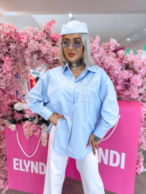 Blouse "MARZIPAN" 60423 - LIGHT BLUE