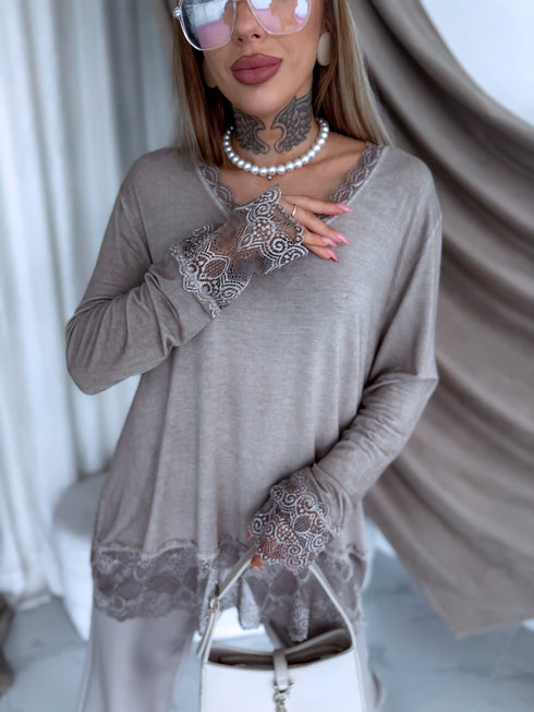 "Shadowline 3571" viskozes plāns džemperis - TUMŠI BĒŠS