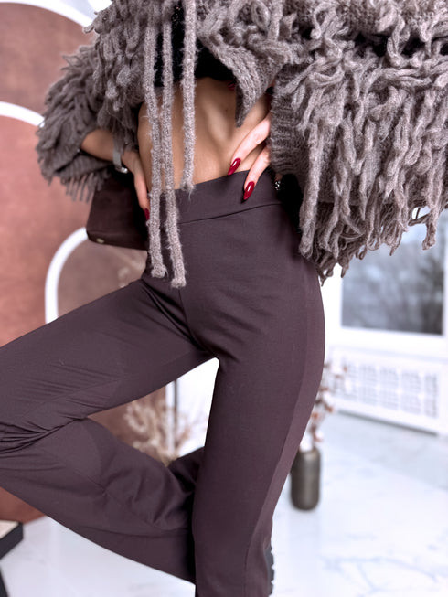 Elastīgas bikses "MOTION" J1073 - CHOCO