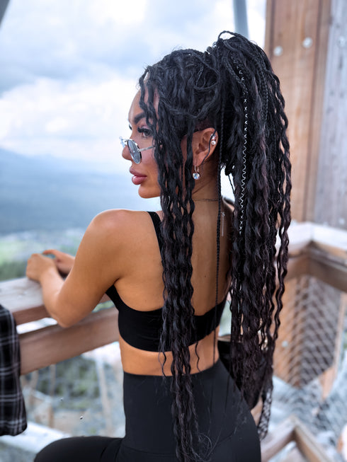 Seamless Bra V3621 "PASTEL" – Black