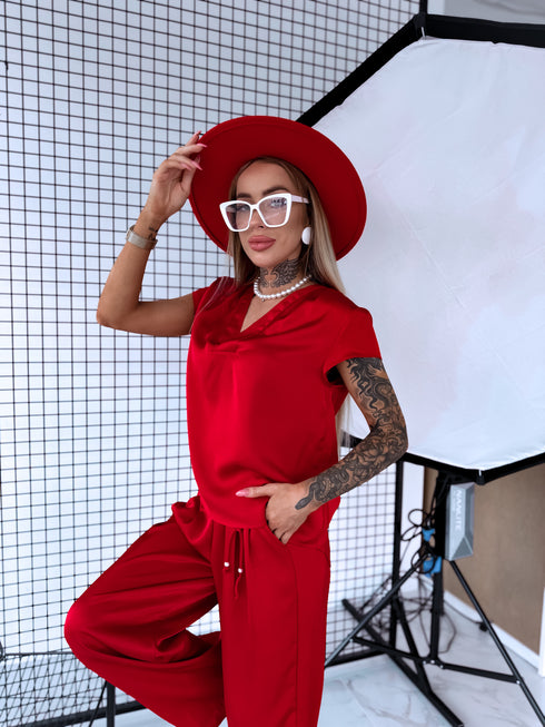 LUX komplekts "DROP SB065" - SARKANS