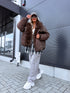 Pufīga virsjaka "ALPINE TR50233" - CHOCO