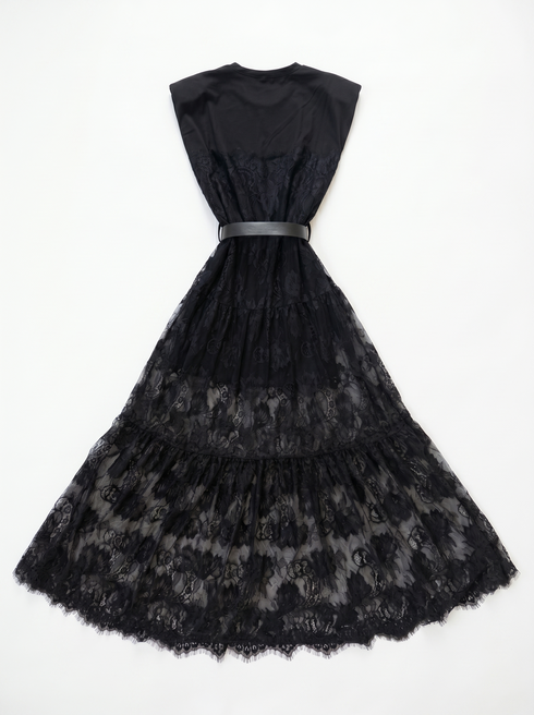 Kleita "MOONLIGHT VINTAGE 0859" + josta - MELNA AR MELNU