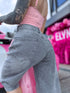 Denim shorts "MONEY LINE" MG-1026 - GRAY