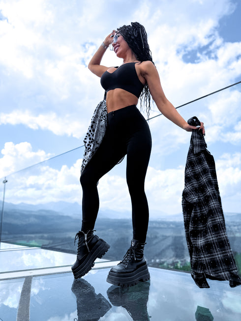 Seamless Bra V3621 "PASTEL" – Black