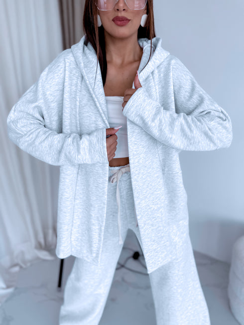 LUX komplekts ar siltinājumu "DEAL H5004" - pelēks