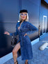 Džinsa kleita "DENIM SYSTEM" HM6695 - ZILA