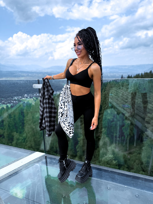 Seamless Bra V3621 "PASTEL" – Black