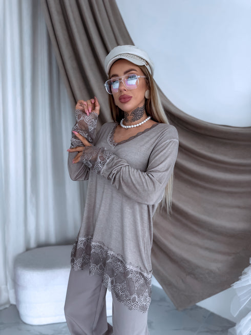 "Shadowline 3571" viskozes plāns džemperis - TUMŠI BĒŠS