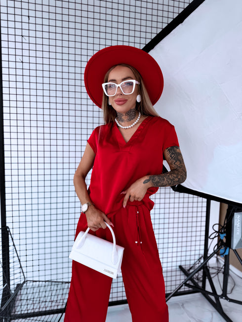 LUX komplekts "DROP SB065" - SARKANS