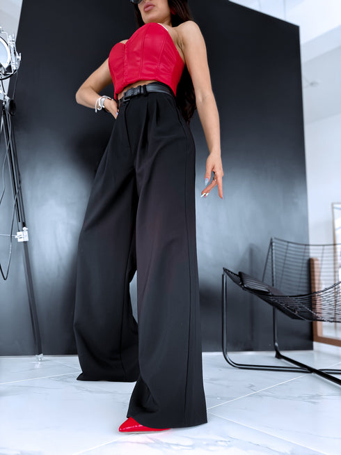 Fabric pants "PRIME" - BLACK