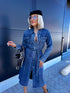Džinsa kleita "DENIM SYSTEM" HM6695 - ZILA