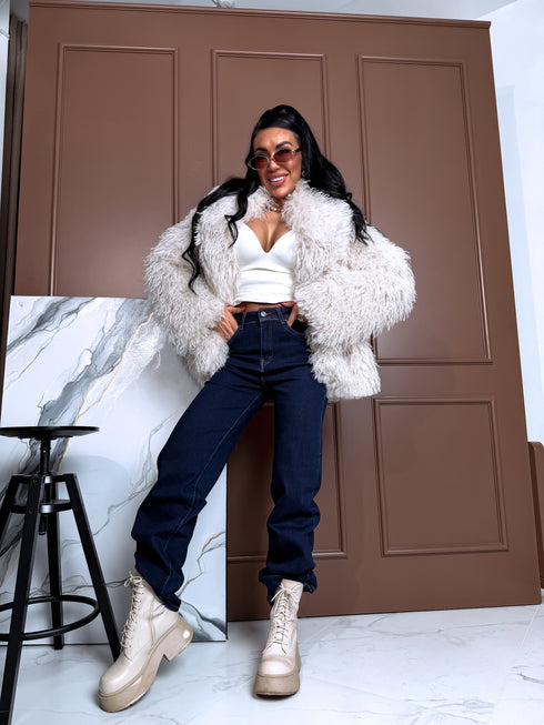 Džinsai "OCEAN DJ2554" - tamsiai mėlyni