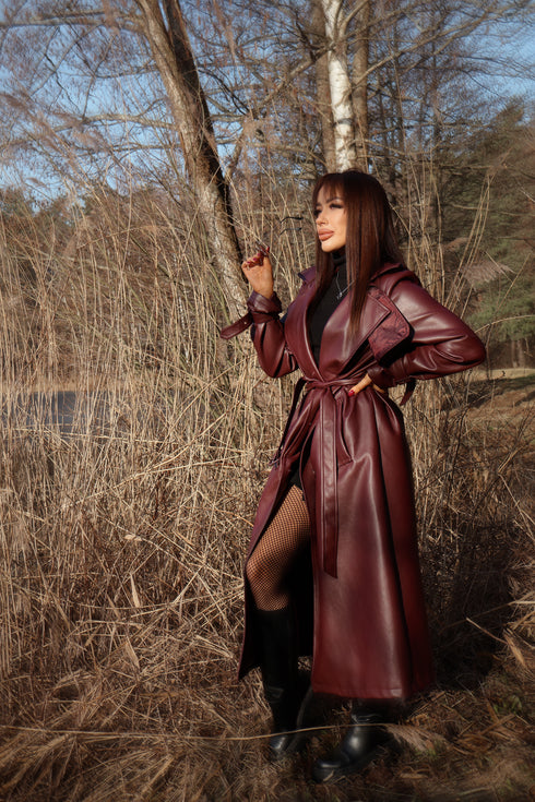 BORDO, ādas imitācijas trencis "POWER" FL08