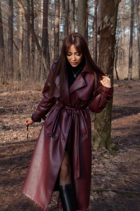 BORDO, ādas imitācijas trencis "POWER" FL08